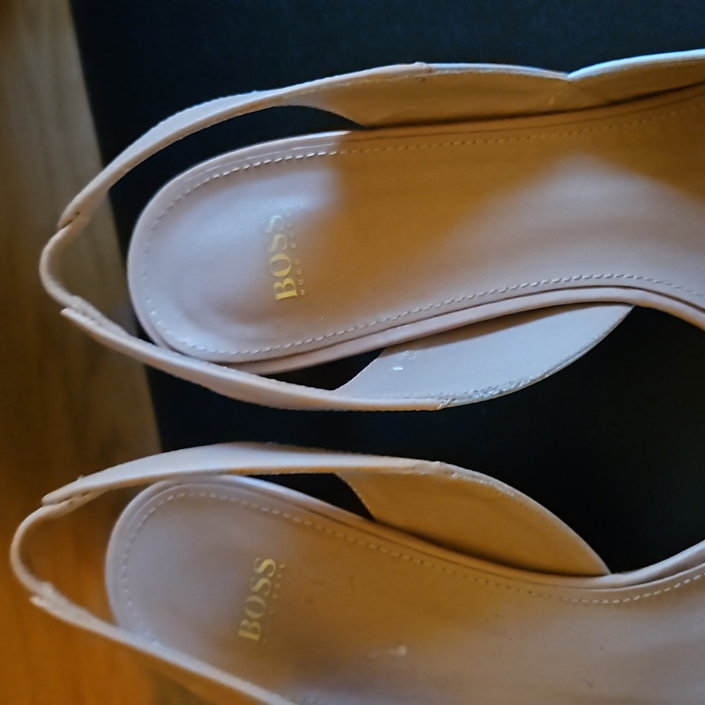 BOSS Women high heel Shoes Neutral Beige suze EU 40 - Picture 3 of 13